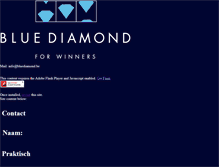 Tablet Screenshot of bluediamond.be